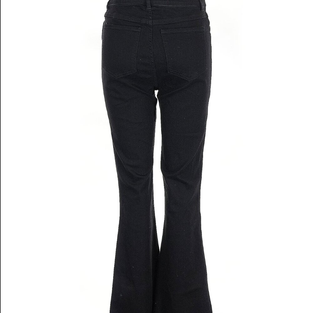 Spanx Black Kick Flare Dress Pants Size L